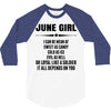 Super June Girl 3/4 Sleeve Shirt