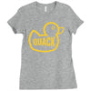 duck quack Ladies Fitted T-Shirt