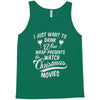 drink wine &amp; watch christmas movies Tank Top