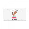 i speak fluent sarcazm License Plate