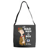 the mad man in the box Adjustable Strap Totes