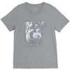 round neck dog wolf V-Neck Tee