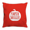 pumpkin smuggler funny Throw Pillow
