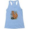 polygon fox graphic Racerback Tank