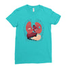 heart attack Ladies Fitted T-Shirt