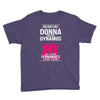 Donna And Dynamos White Letter Youth Tee
