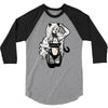 cat woman 3/4 Sleeve Shirt