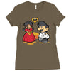 paper burgers Ladies Fitted T-Shirt
