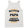 Super Cool Papa Of A Freaking Awesome Granddaughter Tank Top