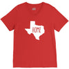 home texas outline V-Neck Tee