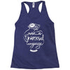music is the universal language of mankind Racerback Tank