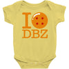 i love dbz Baby Bodysuit