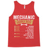 Mechanic Hourly Rate Tank Top