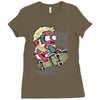 nerd attack Ladies Fitted T-Shirt