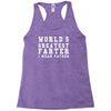 world's greatest farter funny Racerback Tank