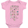 shakespeare a z Baby Onesie