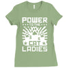 power to the cat ladies Ladies Fitted T-Shirt