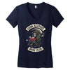 grim readers book club Women's V-Neck T-Shirt