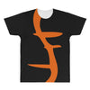 helix of heroes funny retro sci fi superhero symbol cool logo All Over Men's T-shirt