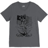 navy  girl V-Neck Tee