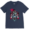 mr topstache vs jthree V-Neck Tee