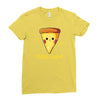 pizza chew! Ladies Fitted T-Shirt