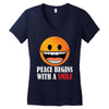 Smile Women's V-Neck T-Shirt