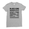 black king nutrition facts Ladies Fitted T-Shirt