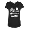 go crouising Maternity Scoop Neck T-shirt