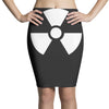 biohazard logo die cut vinyl Pencil Skirts