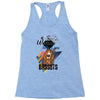 who loves bassets Racerback Tank