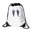 fist bump for liberty Drawstring Bags