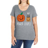 pumpkin spice Ladies Curvy T-Shirt