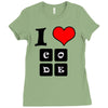 i love code Ladies Fitted T-Shirt