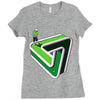 puzzled putter Ladies Fitted T-Shirt