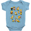 patriotic partying Baby Onesie