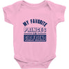 my favorite disney princess is my girlfriend Baby Onesie