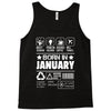 Born In January Tank Top