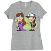 i'm a woman! Ladies Fitted T-Shirt