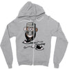 mr potato black knight Zipper Hoodie