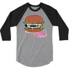monster burger 3/4 Sleeve Shirt
