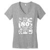 80s survival guide cassette high Women's V-Neck T-Shirt