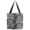 Smartass July Girl Tote Bags