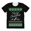 merry christmas ugly christmas sweater All Over Women's T-shirt
