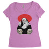 nun fuck Women's Triblend Scoop T-shirt
