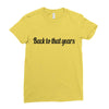 back to that years Ladies Fitted T-Shirt