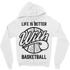 life is better with basketball Zipper Hoodie