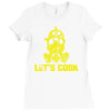 let's cook Ladies Fitted T-Shirt