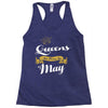 queens are born in may Racerback Tank