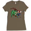 raphael meets mario Ladies Fitted T-Shirt